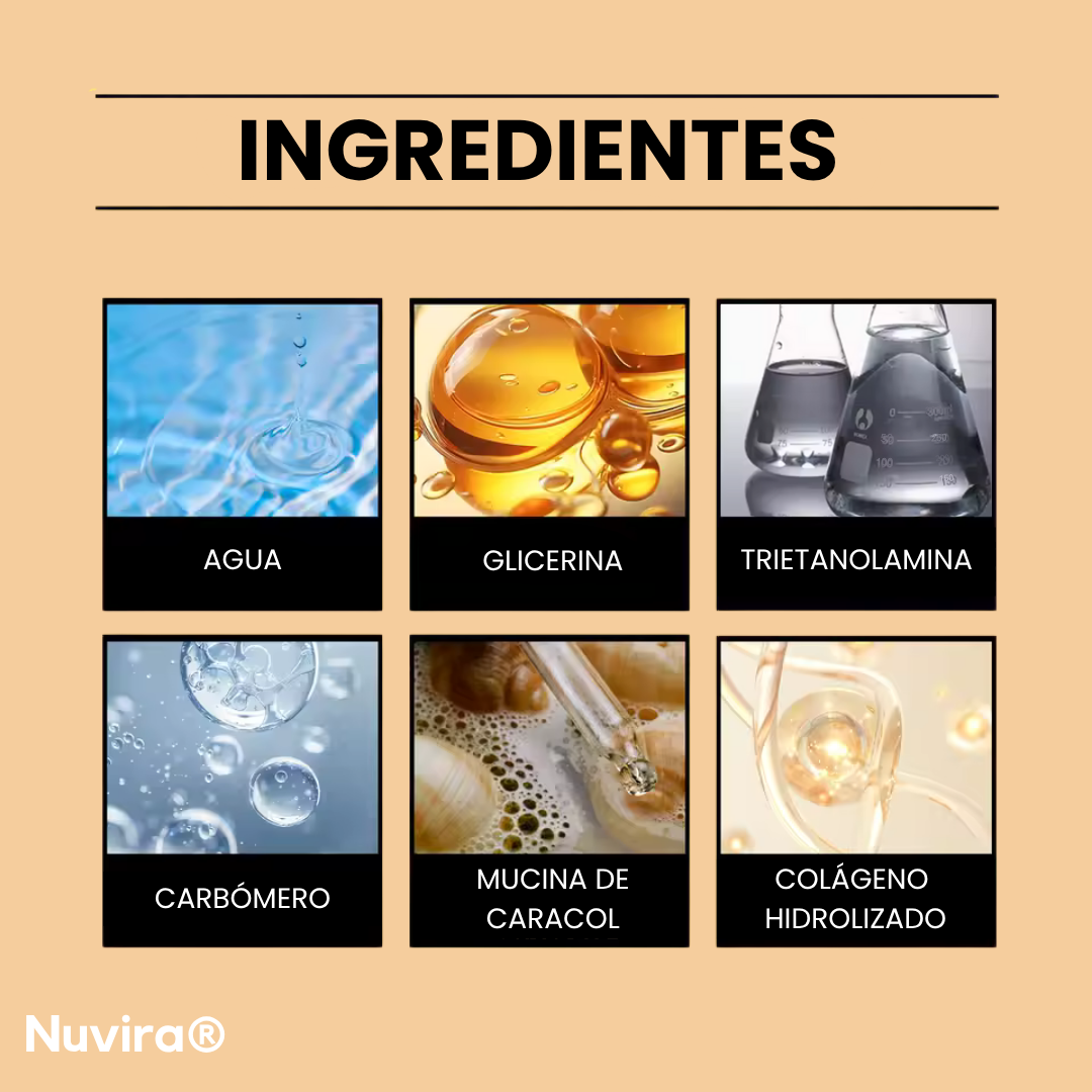 Nuvira® Parches Hidrogel de Caracol